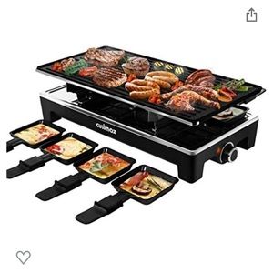 Raclette 8 person indoor grill